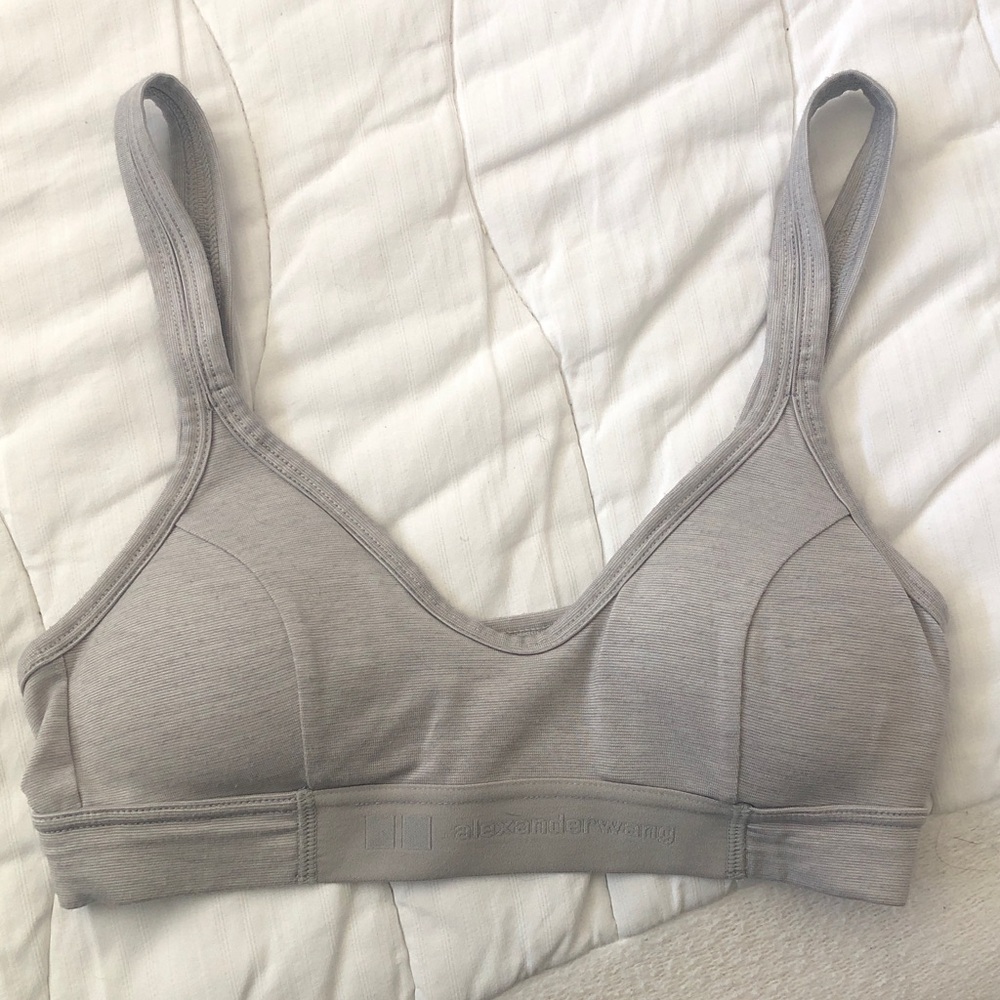 Alexander Wang x Uniqlo Heattech Light Gray Wireless Bralette